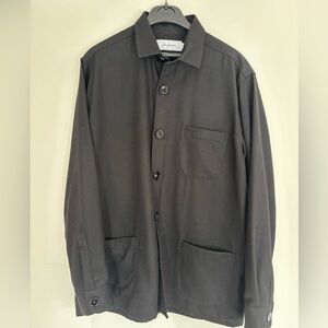 Schnaydermans black men’s over shirt 15.5 neck